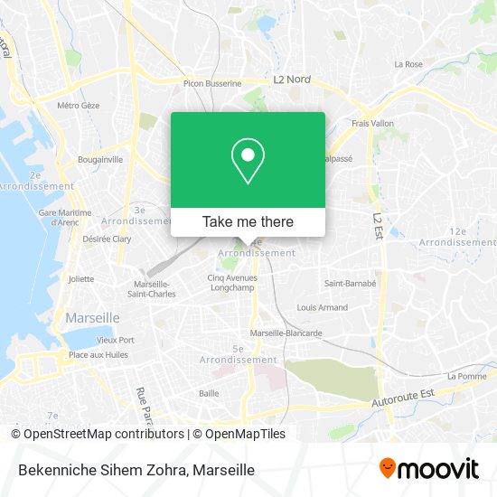 Bekenniche Sihem Zohra map
