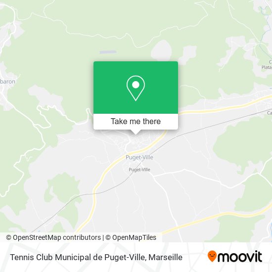 Tennis Club Municipal de Puget-Ville map