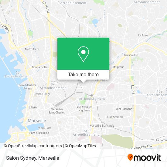 Salon Sydney map