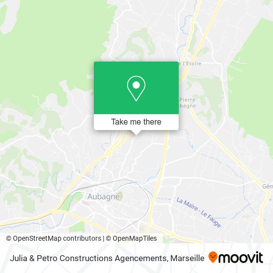 Julia & Petro Constructions Agencements map