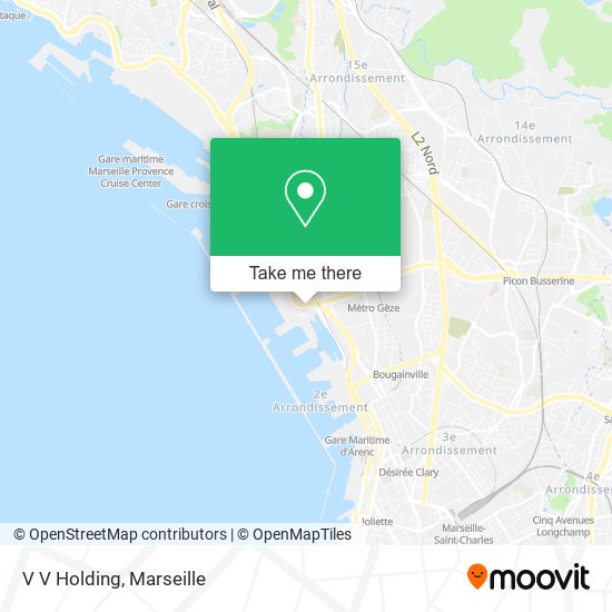 V V Holding map