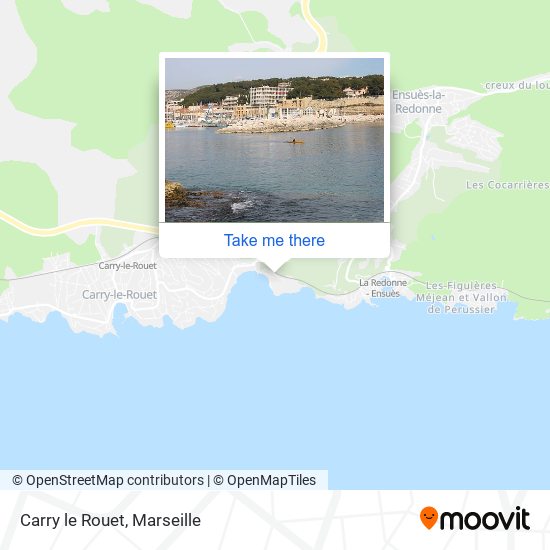 Carry le Rouet map