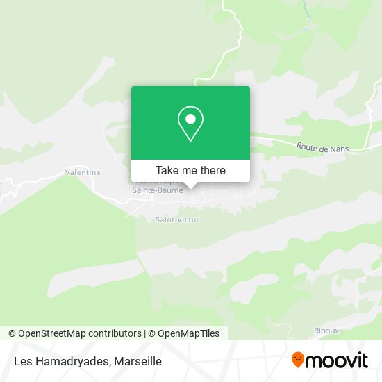Les Hamadryades map