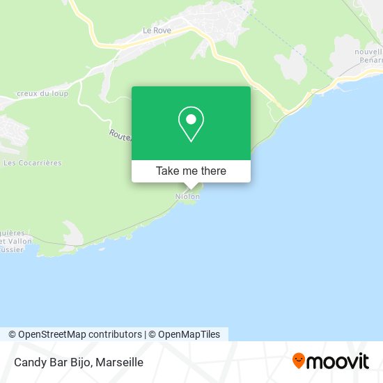 Candy Bar Bijo map
