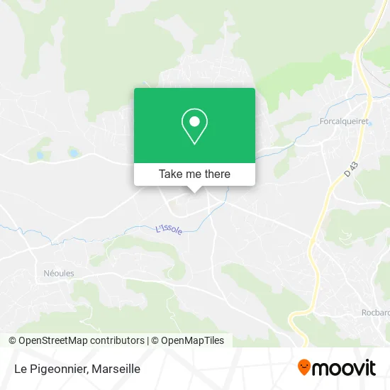 Le Pigeonnier map