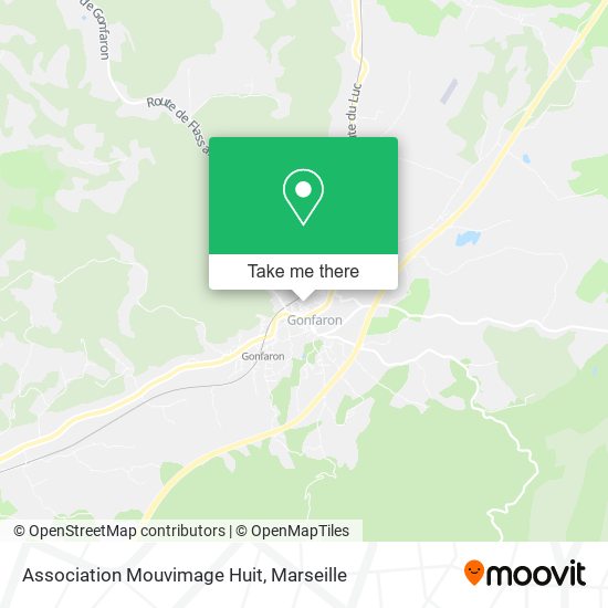 Association Mouvimage Huit map