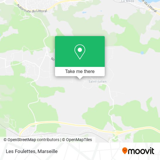 Les Foulettes map