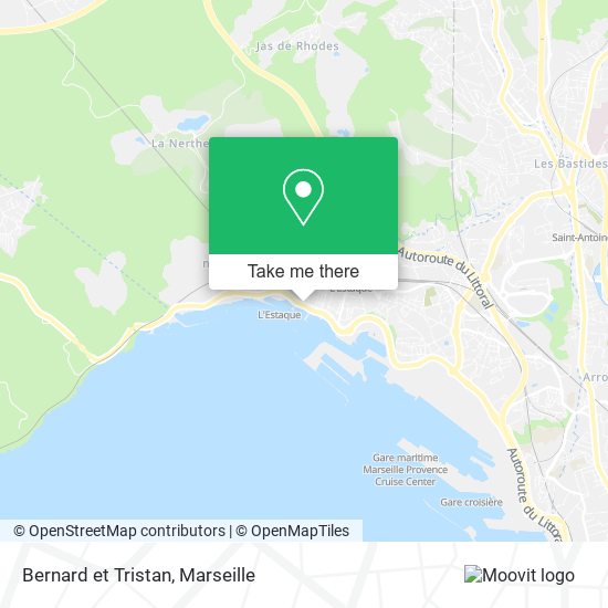 Mapa Bernard et Tristan