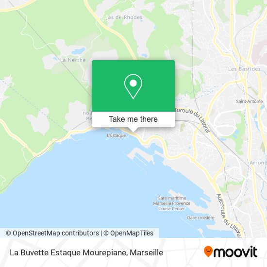 La Buvette Estaque Mourepiane map