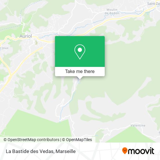 La Bastide des Vedas map