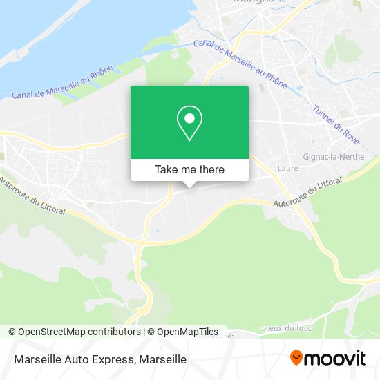 Marseille Auto Express map