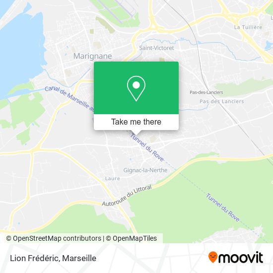 Lion Frédéric map