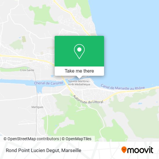 Rond Point Lucien Degut map