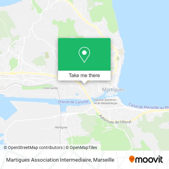 Martigues Association Intermediaire map