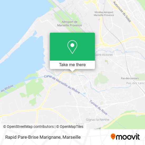 Mapa Rapid Pare-Brise Marignane