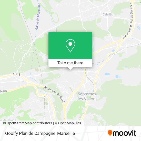 Goolfy Plan de Campagne map