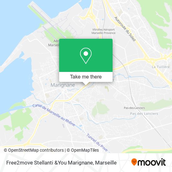 Free2move Stellanti &You Marignane map