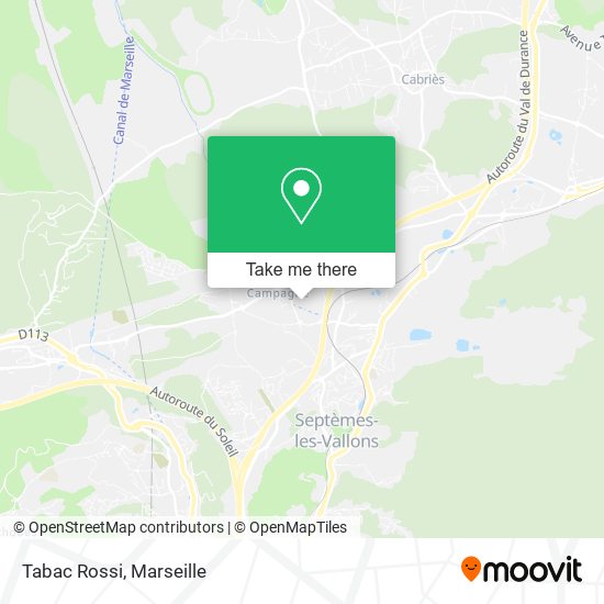 Tabac Rossi map
