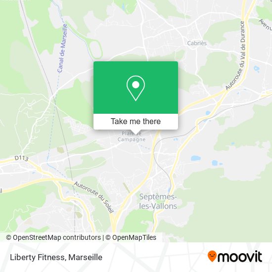 Liberty Fitness map