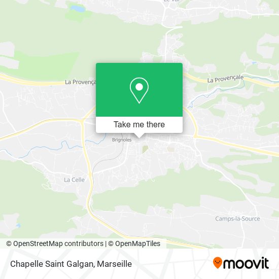 Chapelle Saint Galgan map