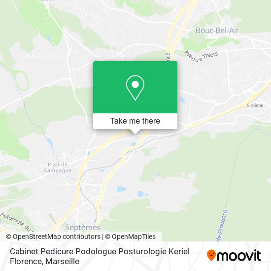Cabinet Pedicure Podologue Posturologie Keriel Florence map