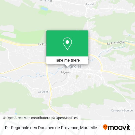 Dir Regionale des Douanes de Provence map