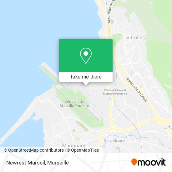 Mapa Newrest Marseil
