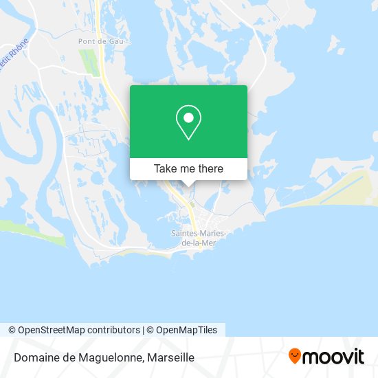 Domaine de Maguelonne map
