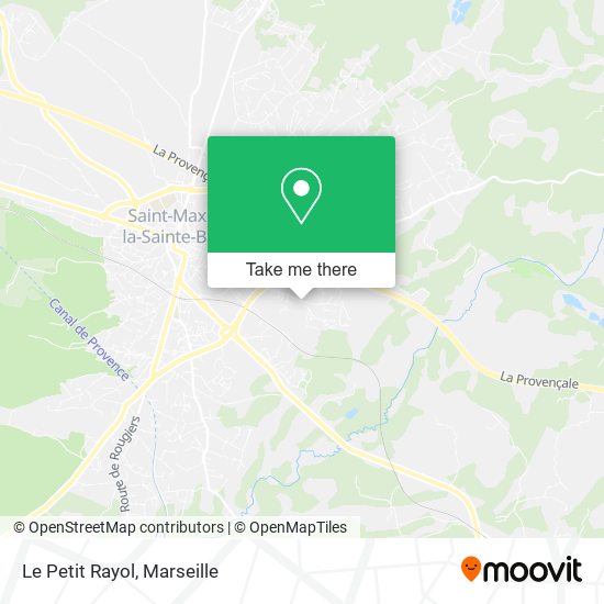 Le Petit Rayol map