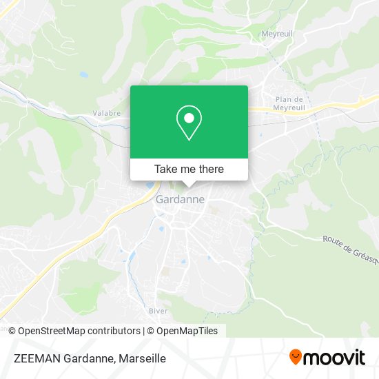 ZEEMAN Gardanne map