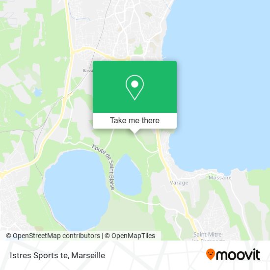 Istres Sports te map