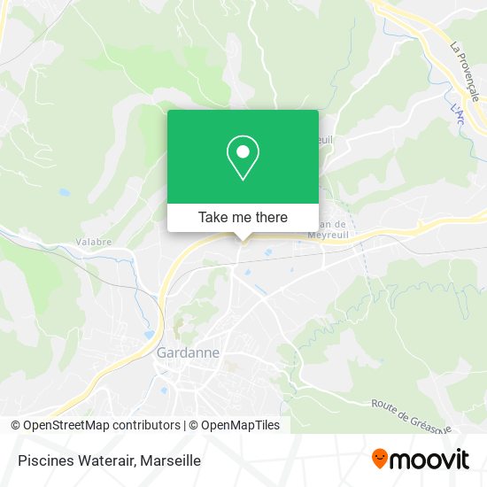 Piscines Waterair map
