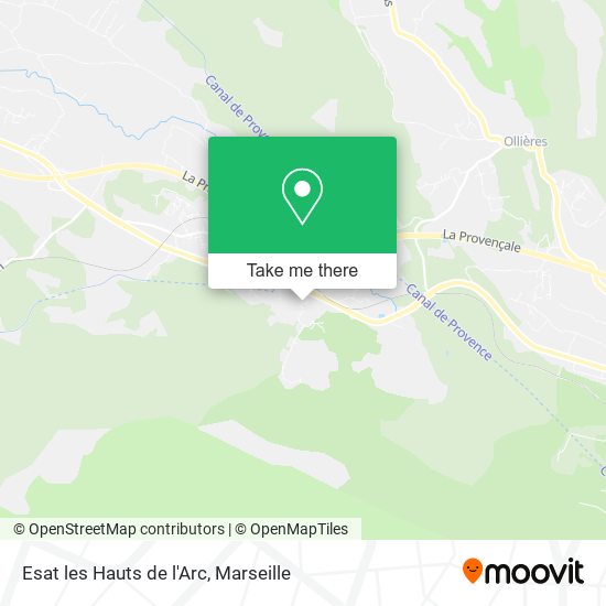 Esat les Hauts de l'Arc map