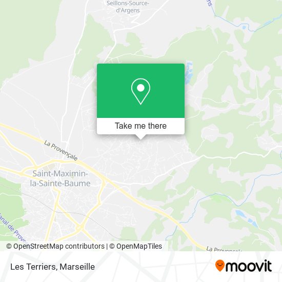 Les Terriers map