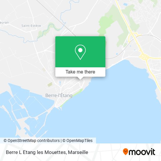 Berre L Etang les Mouettes map