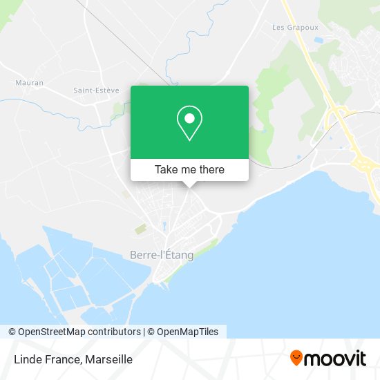 Linde France map