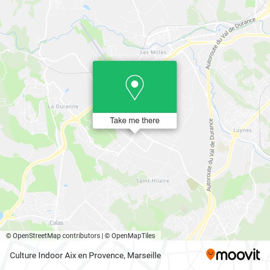 Culture Indoor Aix en Provence map