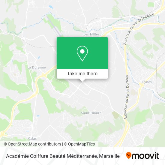 Académie Coiffure Beauté Méditerranée map
