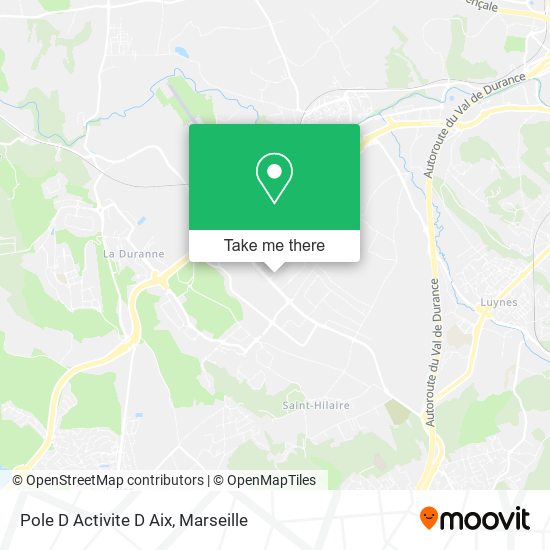 Pole D Activite D Aix map
