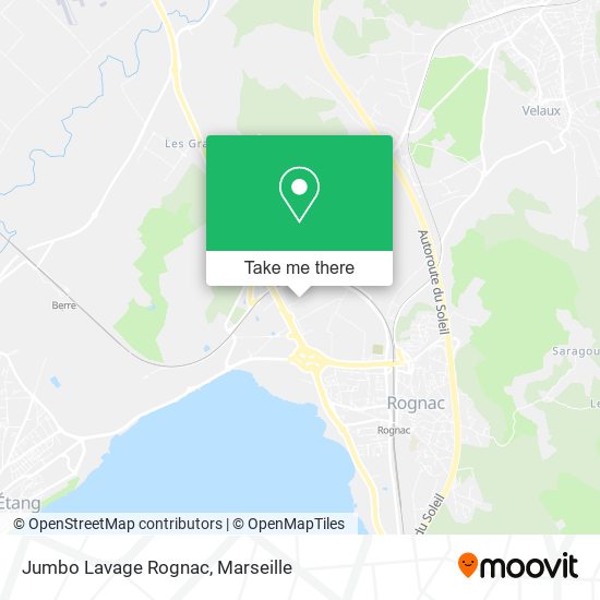 Jumbo Lavage Rognac map