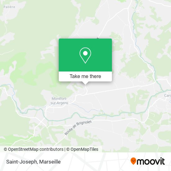 Saint-Joseph map
