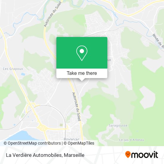 La Verdière Automobiles map