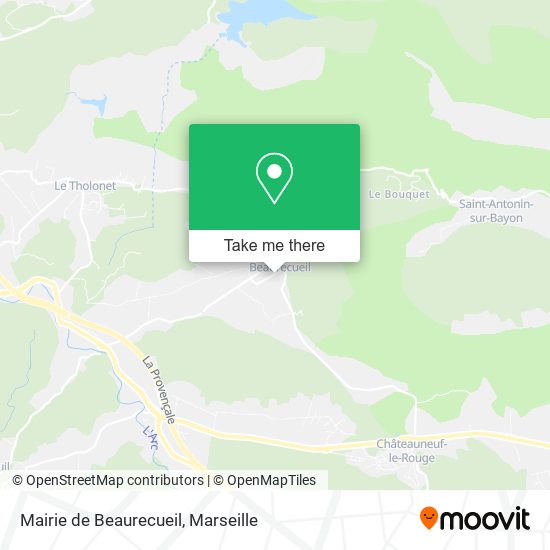 Mairie de Beaurecueil map