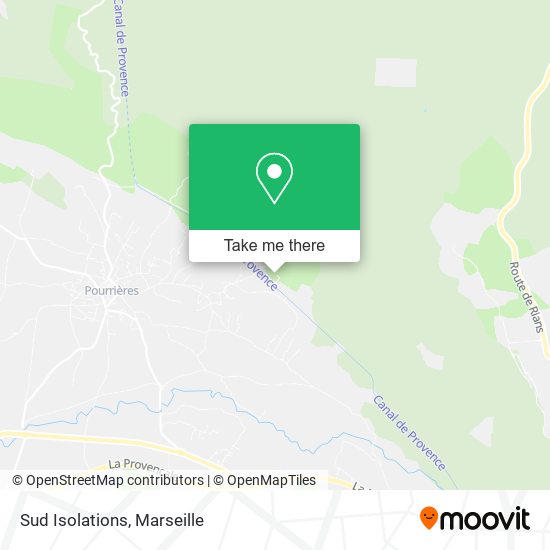 Sud Isolations map