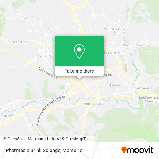 Mapa Pharmacie Brink Solange