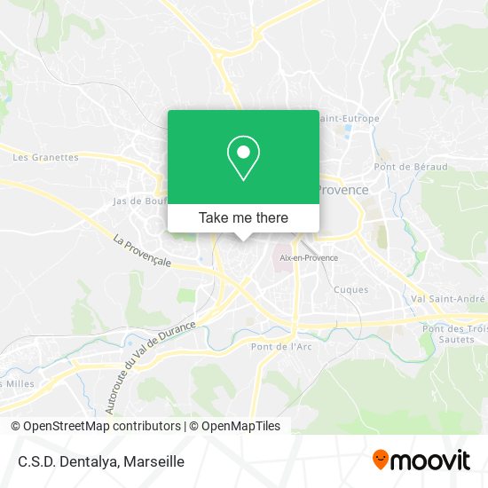 C.S.D. Dentalya map