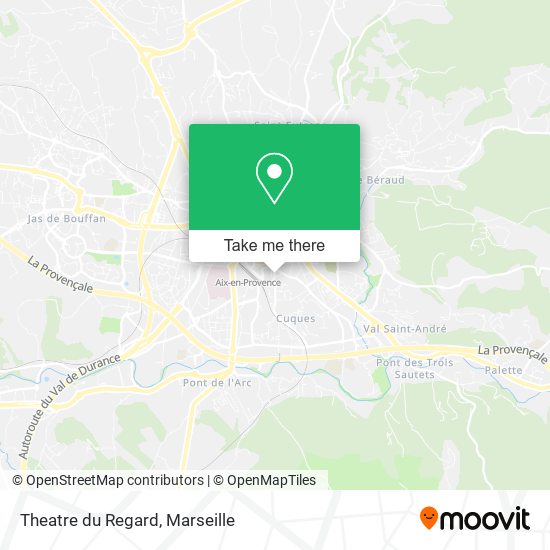 Theatre du Regard map
