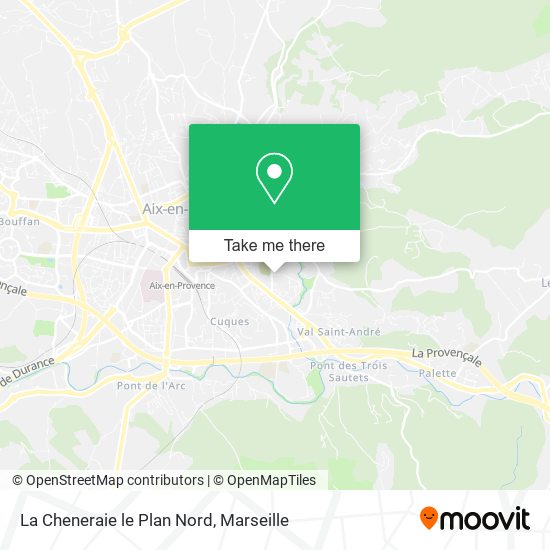 La Cheneraie le Plan Nord map