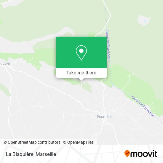 La Blaquière map