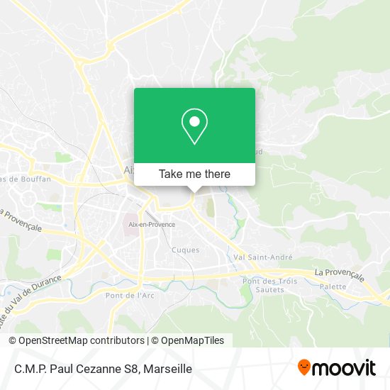 C.M.P. Paul Cezanne S8 map